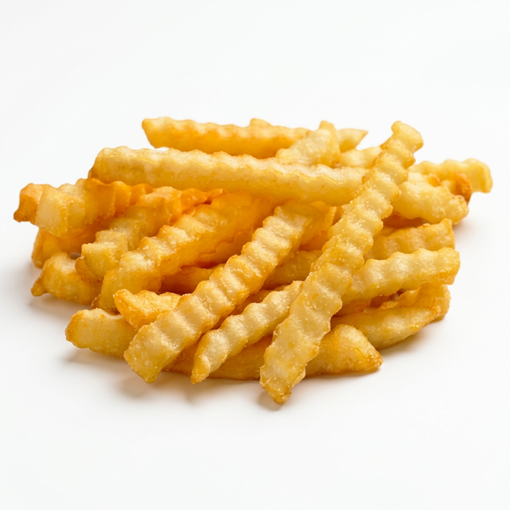 Improved crinkle-cut fries