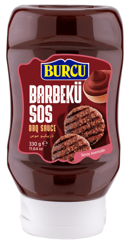 Barbecue Sauce Top Down In Plastic Bottle 330g