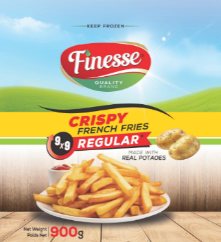 9*9  Frozen French Fries Coated Finesse