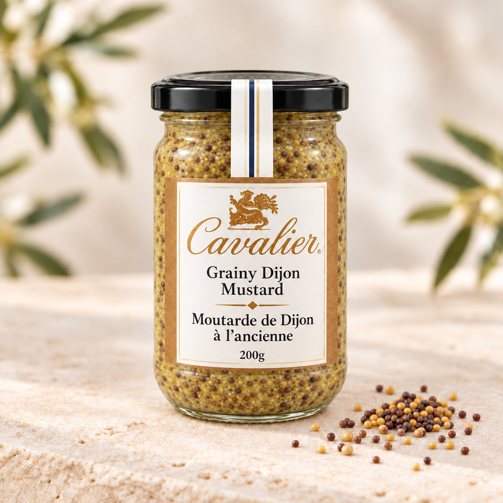 Cavalier Grainy Dijon Mustard 200g