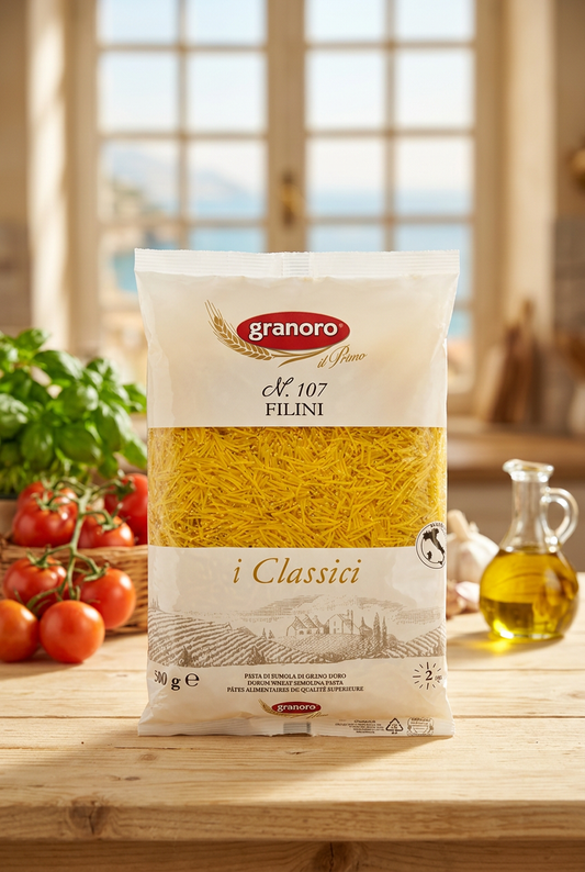 Granoro i Classici Filini on an Italian kitchen background